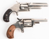 LOT (2) ANTIQUE SPUR TRIGGER REVOLVERS