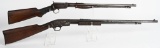 LOT (2) PRE-WAR .22 SLIDE ACTION RIFLES