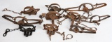 10- ANTIQUE VICTOR ANIMAL TRAPS