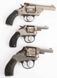 LOT (3) EARLY POCKET REVOLVERS