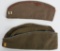 WW1 US ARMY OFFICERS OVERSEAS CAP LOT OF 2 WW1