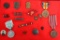 WW1 WWII US POLISH GERMAN RUSSIAN BADGES INSIGNIA