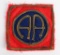 WW1 US ARMY 82ND DIVISION SHOULDER SLEVE INSIGNIA
