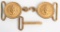 EARLY FRENCH 2ND REPUBLIC MEDUSA BELT BUCKLE