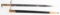 WW1 S 71 COMBAT BAYONET WITH ENGRAVED BAYONET