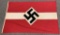 WWII NAZI GERMAN HITLER YOUTH FLAG W/ TAG WW2