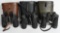 WWII US ARMY & NAVY 7X50 BINOCULAR LOT OF 3 CASED