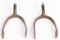 CIVIL WAR M1859 CAVALRY SPURS W IRON ROWELS