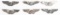 WWII US ARMY AIR CORPS WINGS LOT OF 6 WW2