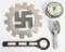 WWII NAZI DAF INSIGNIA GRENADE WRENCH SHOE POLISH