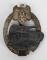 WWII NAZI GERMAN ARMY 25 PANZER ASSAULT BADGE WW2