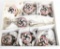 WWII 7pc NAZI GLASS BLOWN CHRISTMAS ORNAMENTS WW2