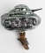 WWII NAZI GERMAN PANZER TANK CHRISTMAS ORNAMENT