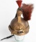EARLY FRENCH HORSE HAIR & PLUME CUIRASSIER HELMET
