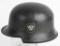 WWII NAZI GERMAN DOUBLE DECAL POLICE HELMET WW2