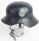 WWII GERMAN VOLKS WAGON FACTORY GUARD HELMET