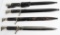 WWII NAZI GERMAN DRESS BAYONET LOT OF 4 WW2