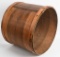 MID 19TH CENTURY WOOD BASE DRUM W/ ORIGINAL HOOPS