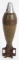 WWII US M43A1 81 MM MORTAR ROUND DATED 1942