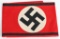 WWII NAZI GERMAN WAFFEN SS MEMBER'S ARMBAND WW2