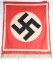 WWII NAZI GERMAN PODIUM BANNER - FLAG WW2