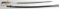 WWII NAZI GERMAN OFFICERS DOVEHEAD SWORD