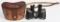 CASED 6 X 30 POWER ISSUE FIELD BINOCULARS