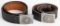 WWII NAZI GERMAN HEER BELT & BUCKLE LOT OF 2 WW2