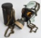 WWII NAZI GERMAN M30 GASMASK & CANISTER WW2
