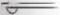 WWII SS OFFICER CANDIDATE SWORD W/ KNOT BY WKC WW2