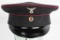 WWII EARLY NAZI GERMAN FIRE POLICE VISOR HAT WW2