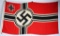 WWII NAZI GERMAN KRIEGSMARINE BATTLE FLAG 100X170