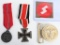 WWII NAZI GERMAN NSDAP BELT BUCKLE MEDAL LOT EKII