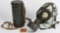 WWII NAZI GERMAN HEER M30 GASMASK & CANISTER WW2