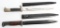 WWII NAZI GERMAN K98 BAYONET LOT OF 2 DRESS COMBAT