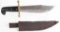 WWII US CASE XX V-44 SURVIVAL KNIFE W/ SCABBARD