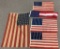 5 PC. LOT 48 + 50 STAR US FLAGS