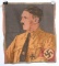 WWII NAZI GERMAN ADOLF HITLER TAPESTRY WW2