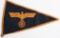 WWII NAZI GERMAN KRIEGSMARINE VEHICLE PENNANT WW2
