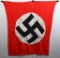 WWII NAZI GERMAN NSDAP ID VEHICLE FLAG WW2