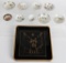 WWII IMPERIAL JAPANESE SAKE CUP LOT W/ TRAY WW2