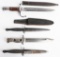 MILITARY FIGHTING KNIIFE BAYONET LOT BRIT & TURKEY