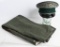 REPRO WWII NAZI GERMAN VISOR HAT & TROUSERS WW2