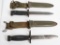 U.S. MODEL M7 BAYONET & SCABBARD LOT OF 2