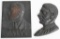 WWII NAZI GERMAN ADOLF HITLER IRON BUST LOT OF 2