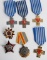 RUSSIAN / SOVIET POLISH MEDAL LOT OF 7