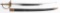 D GUARD MILITARY CUTLASS MADE IN SPAIN W SCABBARD