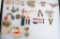 WWII US HOMEFRONT PATRIOTIC PINS LOT OF 25 WW2