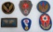 WWII BULLION THEATER MADE AIR FORCE PATCH LOT WW2