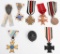 WW1 & WWII IMPERIAL GERMAN NAZI MEDAL LOT OF 8 WWI